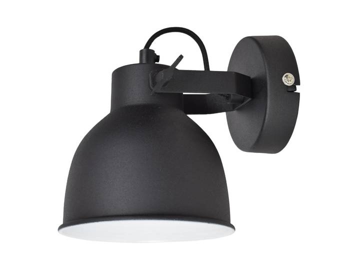 Urban Interiors Wandlampe Industria Schwarz, Metall, E27, 14x16x19 cm, Lampen & Leuchten, Innenbeleuchtung, Wandleuchten