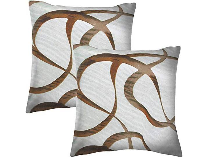 Erwin Müller Kissenhülle 2er-Pack braun Größe 50x50 cm