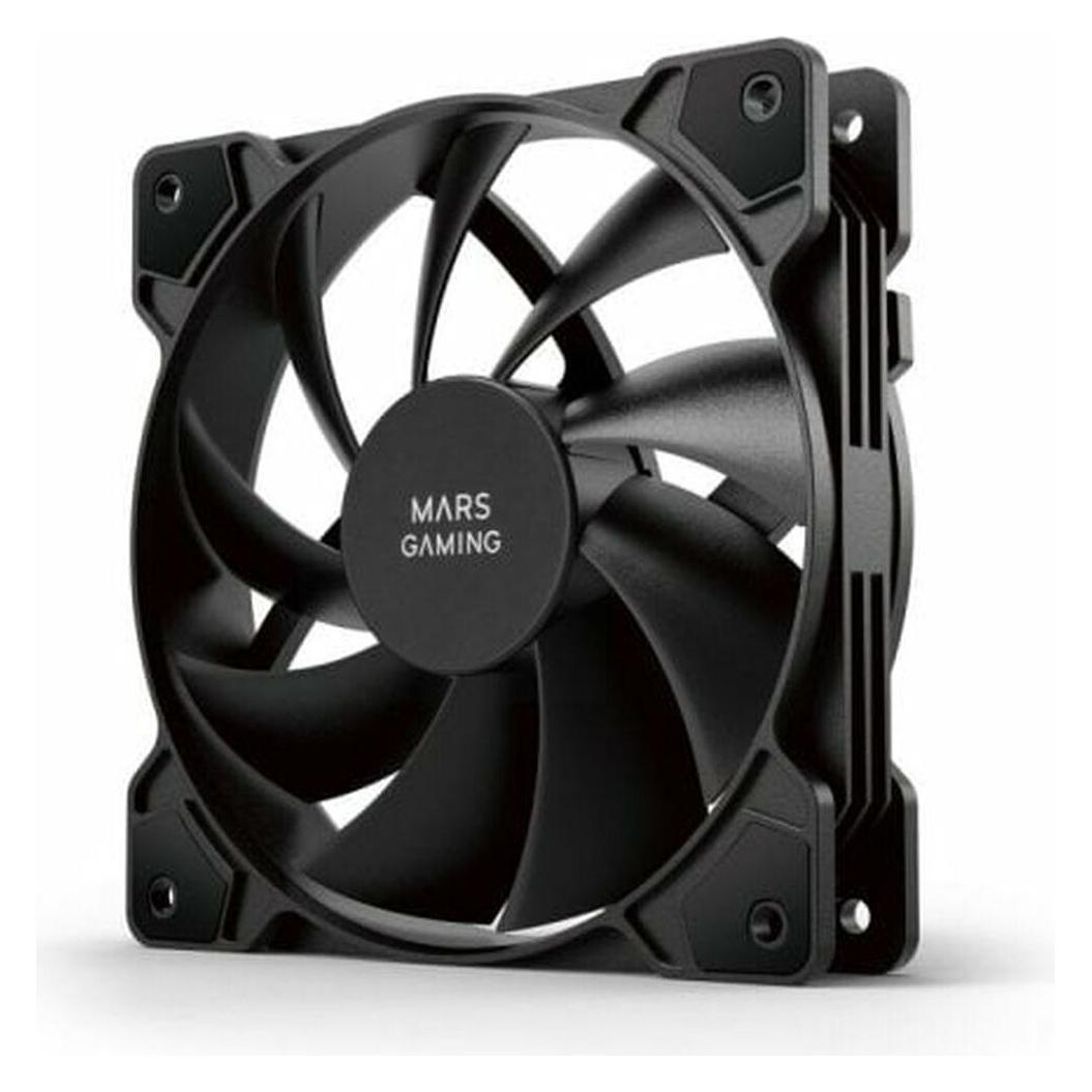 Mars Gaming Lot De 2 Ventilateurs Boitier Mf-Pwmx2 - 12cm (Noir) (120 mm, 2x) (MFPWMX2)