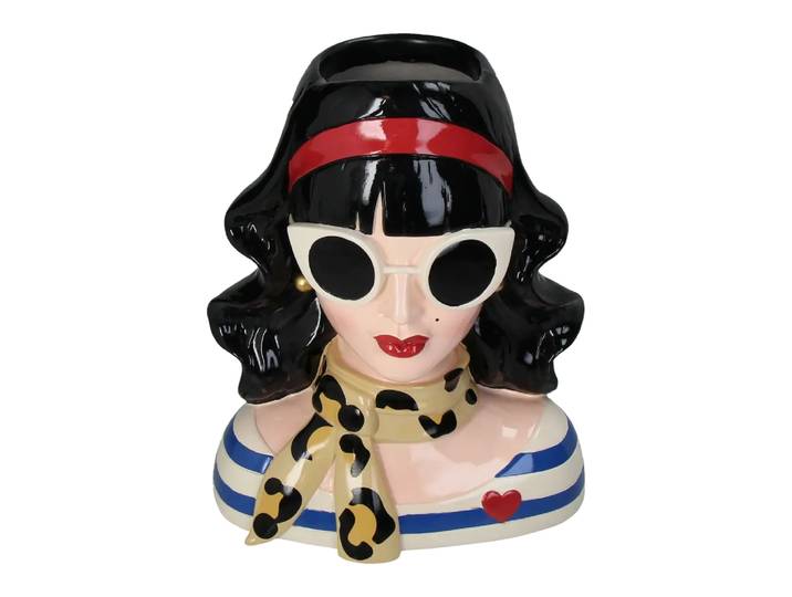 Vase Fashion Lady, Hd Collection, multicolor, Kunststoff