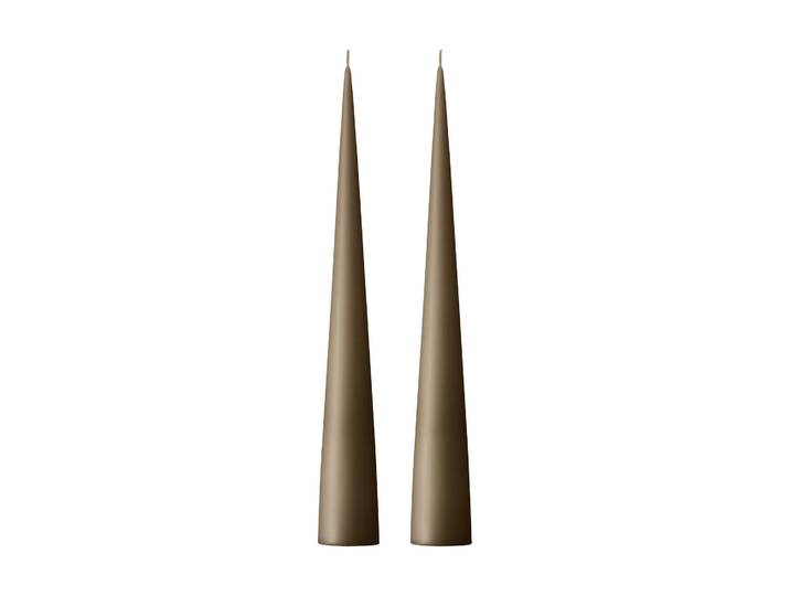 ester & erik Bougie cônique ester & erik 37 cm Lot de 2 mat Caviar 77