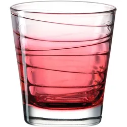 Leonardo Trinkglas Vario Struttura rot 250 ml