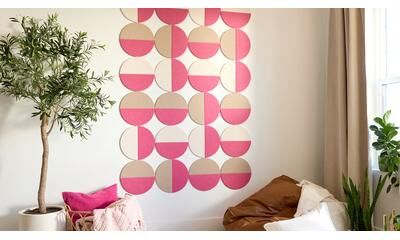 Felt Right Hot Pink Mod   Sound Dampening Pinnable Tiles