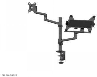 NewStar Neomounts next lite laptop + screen desk mount (clamp/grommet) 1 screen black