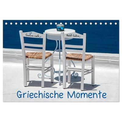 Griechische Momente (Tischkalender 2026 DIN A5 quer), CALVENDO Monatskalender