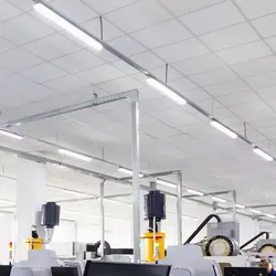 8er Set LED Decken Wannen Lampen Feucht Nass Raum Tages Licht Röhren Keller Garagen Leuchten
