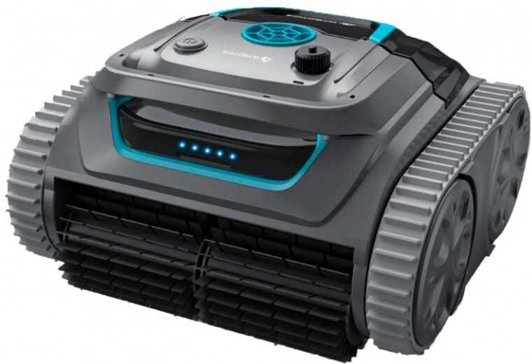 Quimicamp Robot Limpiafondos Inalámbrico Piscina Wybot E-Tron i30. Gris