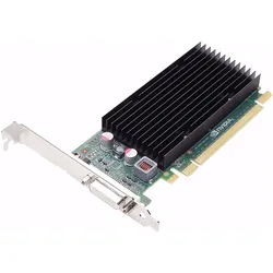 PNY Quadro NVS 300 (0.51 GB, DDR3), Grafikkarte, Schwarz