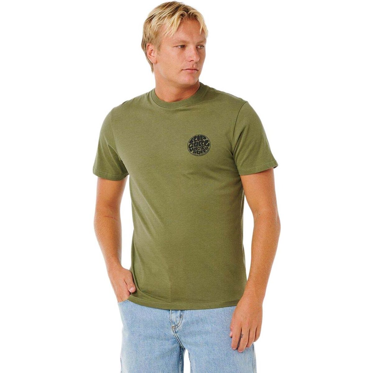 RipCurl Wettie Icon Tee surplus green (8231) S 10VMTE-8231-S