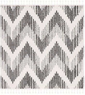 SAFAVIEH Moroccan Tassels Mahira Chevron Rug