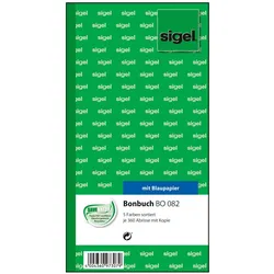 Sigel, Formular, Bonbuch, 5x 360 Abrisse (120x)