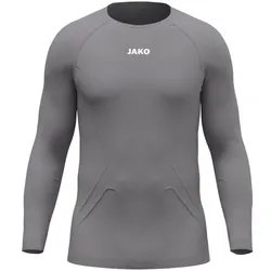 Jako Longsleeve Lightweight Kinder - grau - 3XS