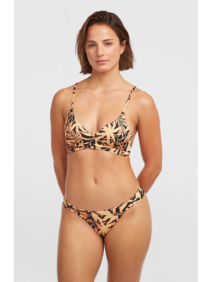 O'Neill Bikini-Hose "Kee" in Beige/ Schwarz - 40