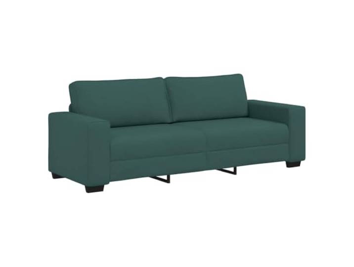 Coespram 3-Sitzer Sofa Dunkelgrün 220x77x82 cm Polstersofa Couch Stabiles Loungesofa mit breiten Armlehnen und weicher Polsterung für angenehme Stunden im Wohnzimmer oder Büro.
