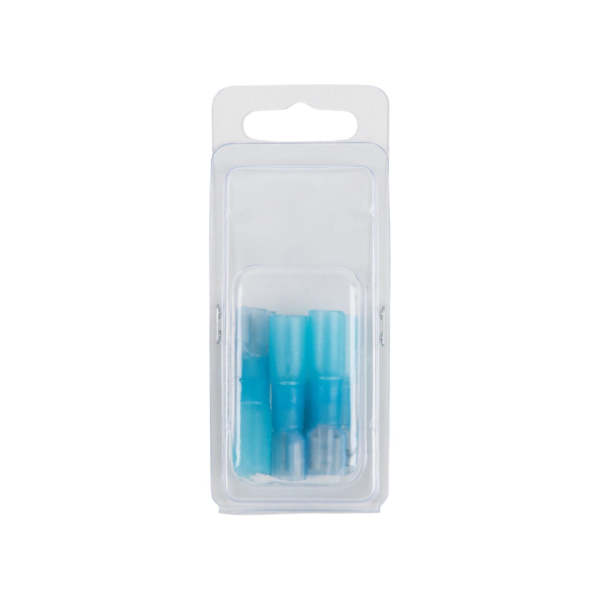 KS Tools Sortiment isolierter Quetschverbinder, blau, AWG16-14, 6-tlg Buchse (970.0680)