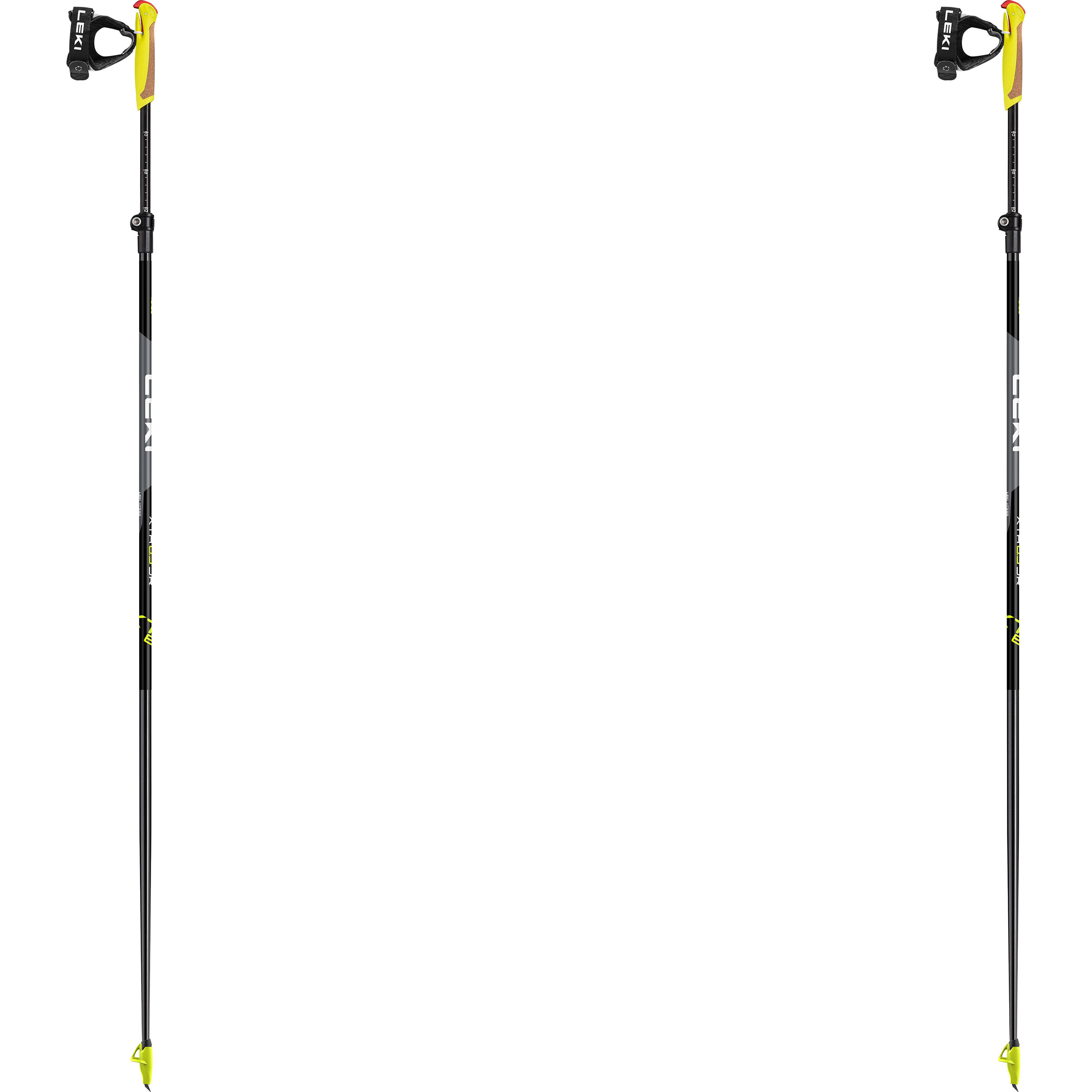 Leki XTA 6.5 Vario Stöcke Kinder Wanderstöcke & Trekkingstöcke schwarz Größe 125-145cm Skifahren