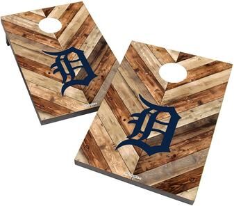 Skip's Garage Detroit Tigers 2x4 MLB Cornhole Bag Toss