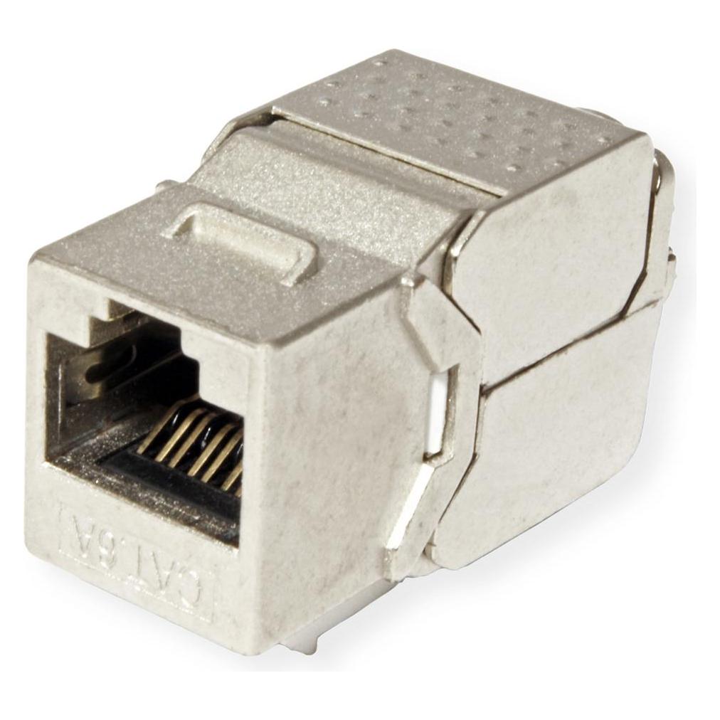 Value Kat.6A Keystone, RJ-45, geschirmt, werkzeuglos, SLIM (Keystone Modul) (26.99.0375)