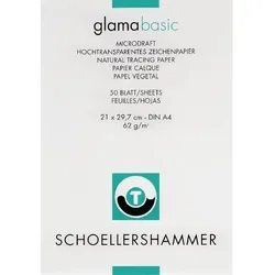SCHOELLERSHAMMER DIN A4 Durchschlagpapier Transparent 60 g/m2 50 Blatt