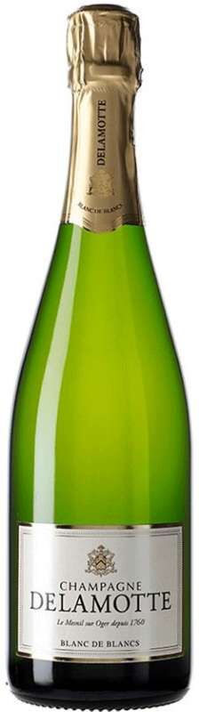 Champagne Delamotte Blanc de Blancs - Elegante vino francés con notas frescas y burbujeantes