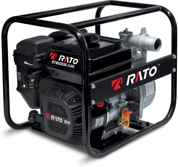 Rato Benzinmotorpumpe RT50ZB26-3.6Q R210 Motor mit Ölsensor