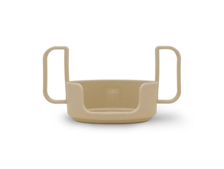 Design Letters Poignée pour verre en tritan Design Letters Beige
