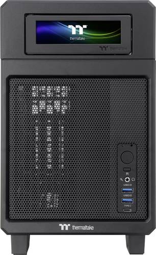 Thermaltake TR100 Black Mini-Tower Gaming-Gehäuse Schwarz