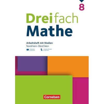 Dreifach Mathe - Nordrhein-Westfalen - Ausgabe 2022 - 8. Schuljahr, Taschenbuch von , Cornelsen Verlag, 978-3-06-002605-0