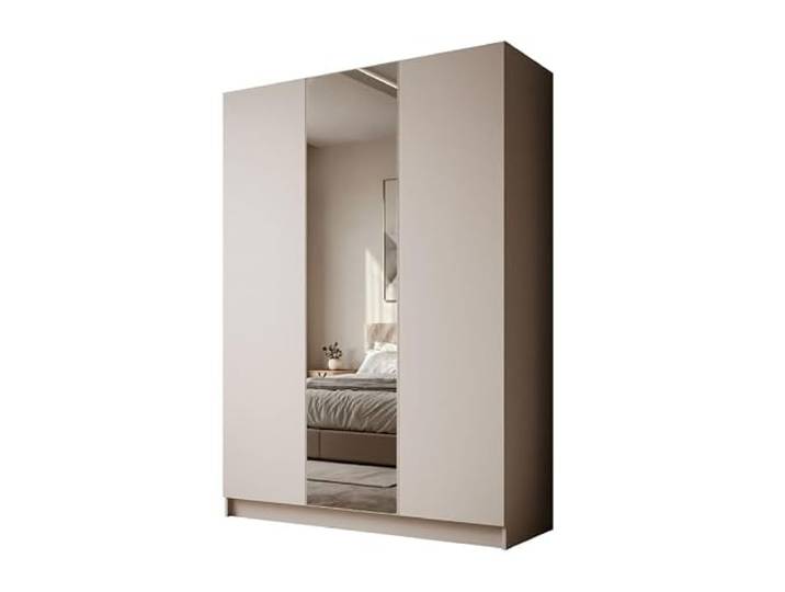 Lookway Kleiderschrank Aurel 3D Kaschmir mit Spiegel