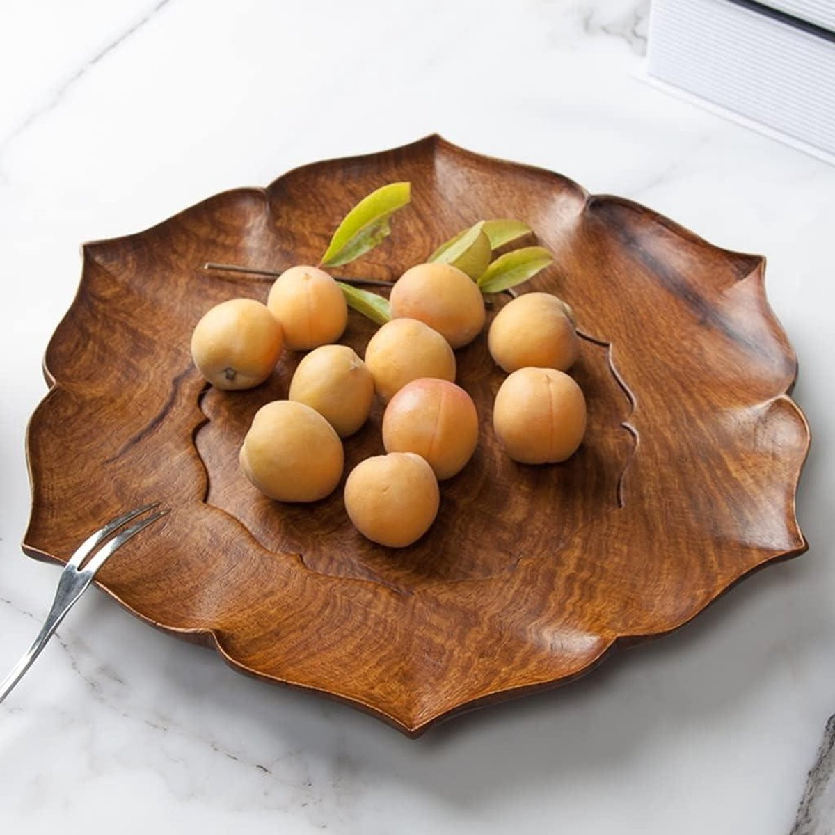 Houten Fruitmand Decoratieve Kom in Houtkleur