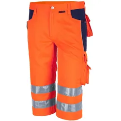 QUALITEX HIGH QUALITY WORKWEAR Shorts PRO WS warnorange/marine Damen: 58 Herren: 64