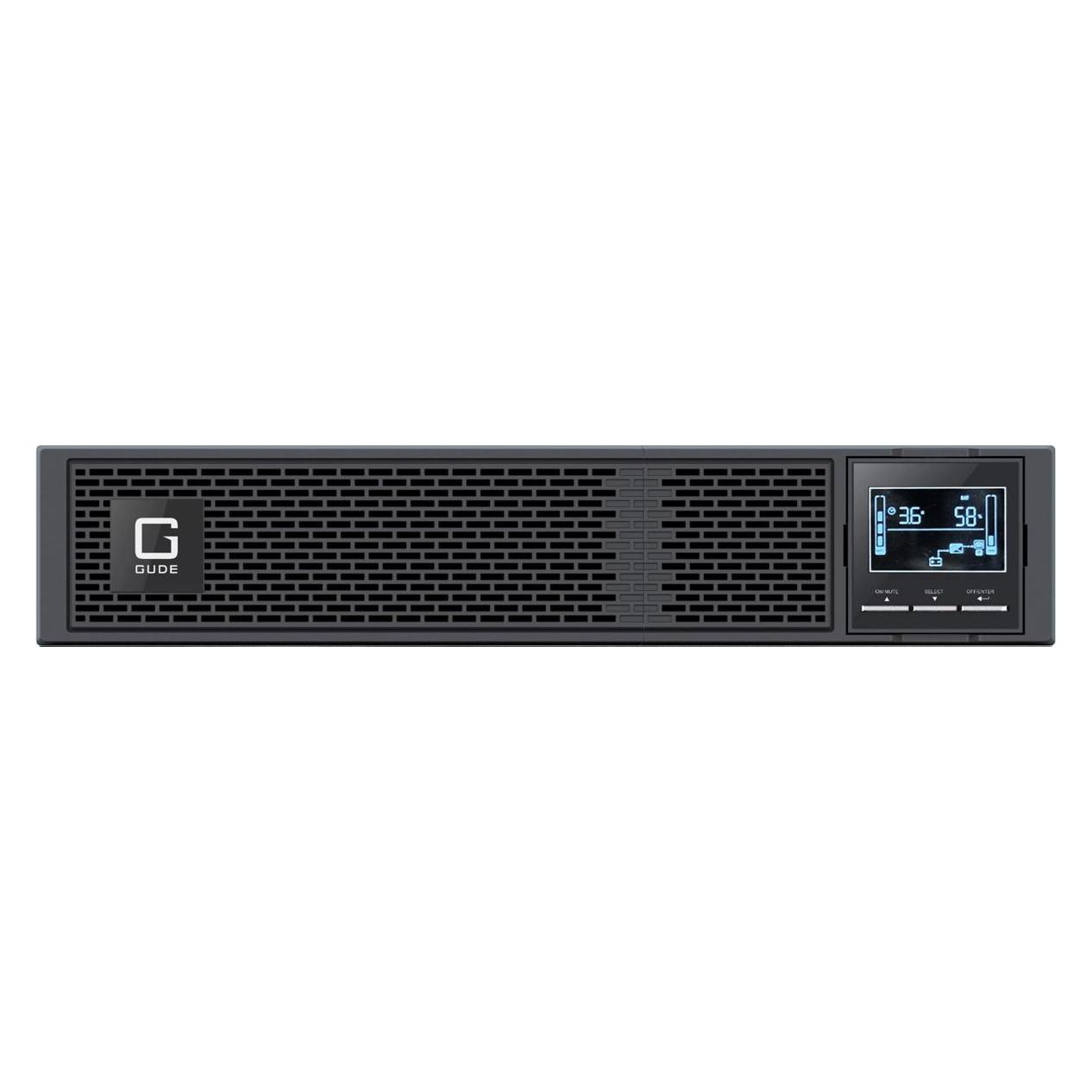 Gude EPB 8810-2 USV 2000VA Expert Power Backup Tower/RM (2000 VA, 2000 W, Online-Doppelwandler USV) (8810-2)