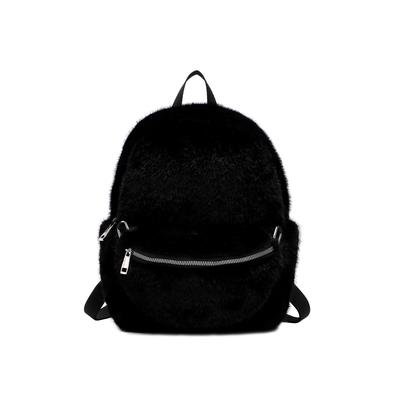 Rucksack EMILY & NOAH "Rucksack E&N Lucina", Damen, Gr. B/H/T: 31cm x 33cm x 12cm, schwarz (schwarz 100), Polyester, Rucksäcke Rucksack