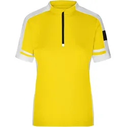 Damen Bike-Shirt Half Zip "JN451" - XXL - sun-yellow