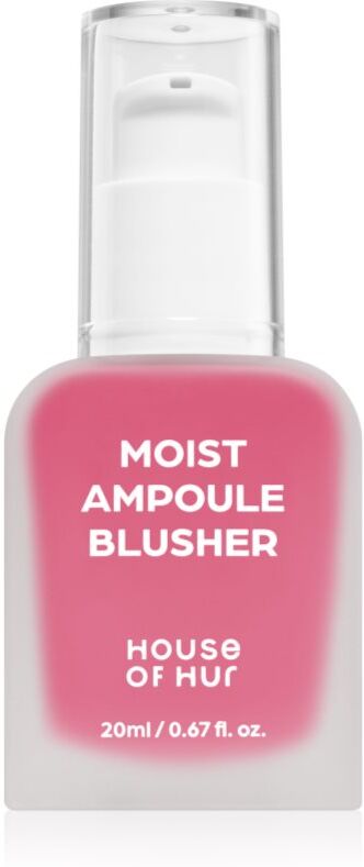 House of Hur Moist Ampoule Blusher liquid blusher shade 07 Pink Rosie 20 ml