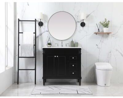 Indigo Home Clarity 32 - 42 Inch Single Bathroom Vanity