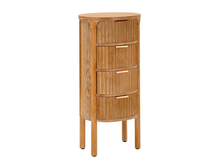 Chiffonnier haut 4 tiroirs Ernesto Bois de sapin