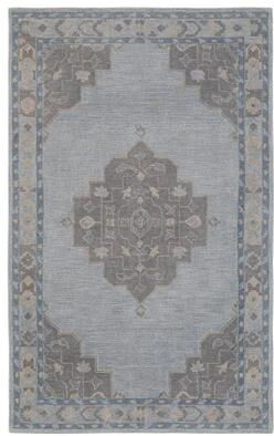 Terra by Obeetee Noble Medallina Blue Rug