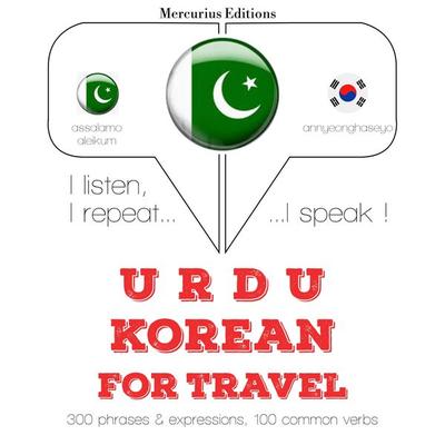 Travel words and phrases in Korean - JM Gardner, Audio, 9782821147614