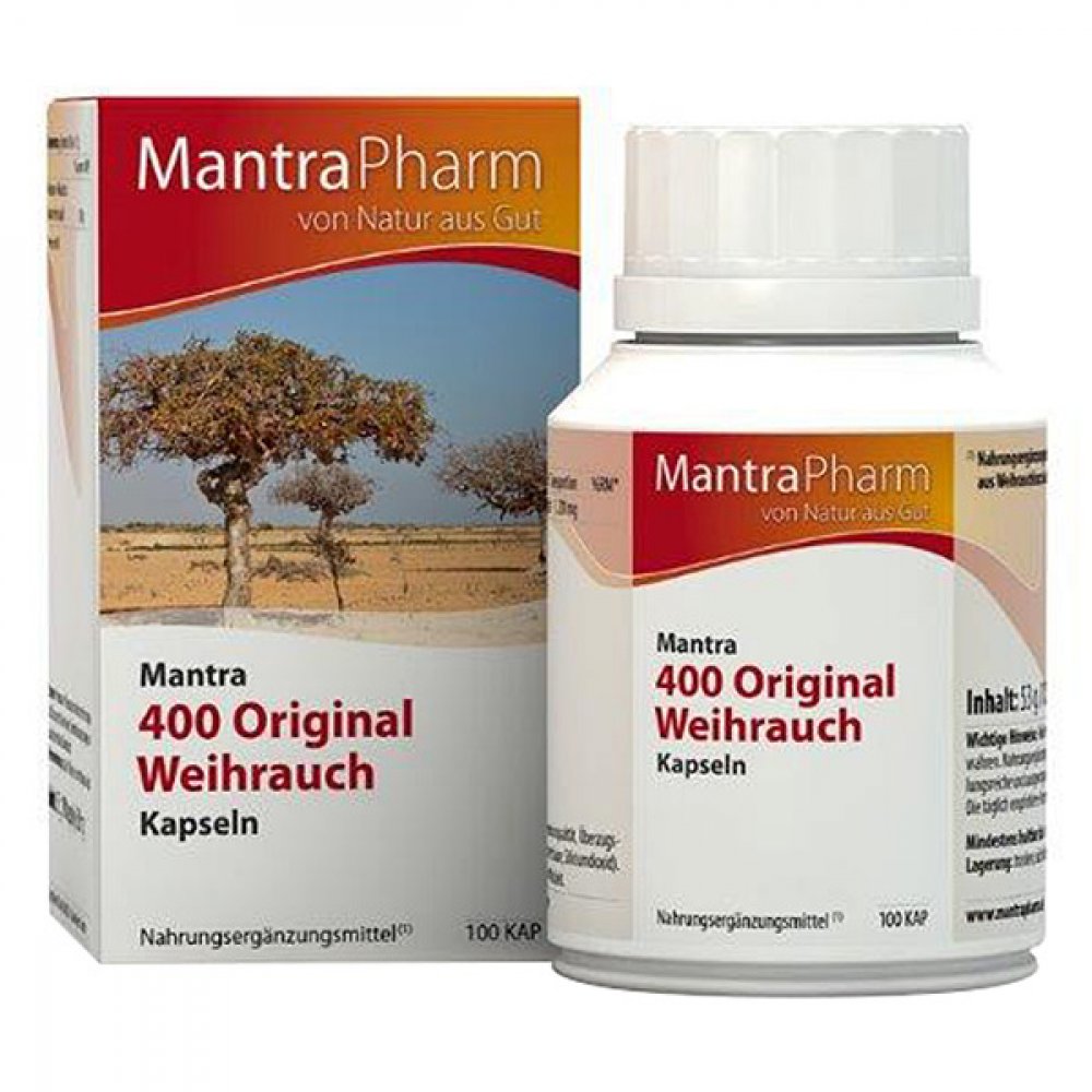 MantraPharm OHG Mantra 400 Original Weihrauch Kapseln 07630684
