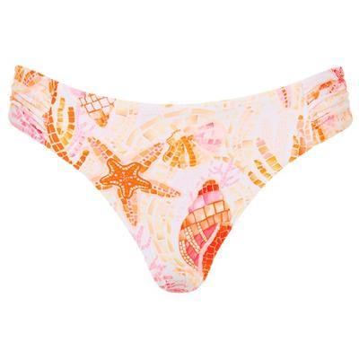 Seafolly - Seafolly Collective High Leg Ruched Side Pant - Bikini-Bottom Gr 34 bunt