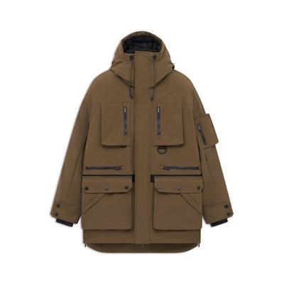 Parka BUGATTI "Regular Fit", Herren, Gr. 54, braun (70, cognac), 100% Polyester, unifarben, regular fit, Jacken Parka, Regular Fit Oversized Wasserabweisend