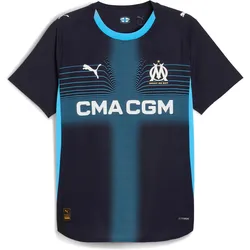 Puma, Herren, Fussballtrikot, Authentisches Auswärtstrikot OM 2025/26 (S), Blau