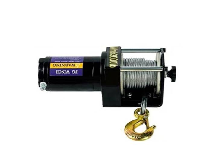 12V/24V Elektrische Winde 3000lb Off-Road Heavy Truck Anhänger 600kg 6M Stahlkabel Kit Starke Zugkraft(24V 3000lb)