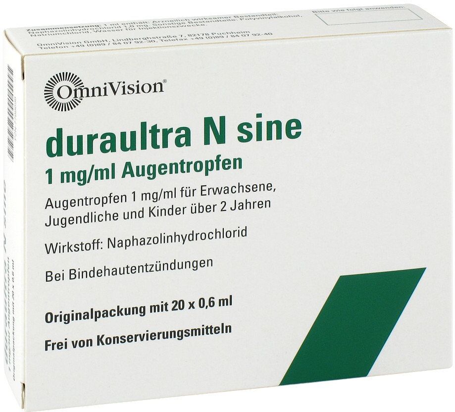 Duraultra N Sine Augentropfen 20X0.6ml