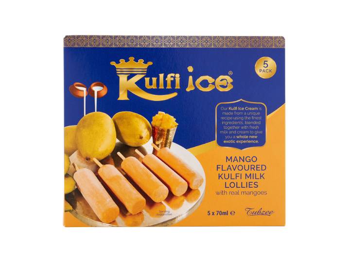 KULFI ICE Glace kulfi mangue - 5 x 70 ml