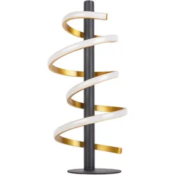 Näve LED Tischleuchte "BELLEZA" H: 50cm gold