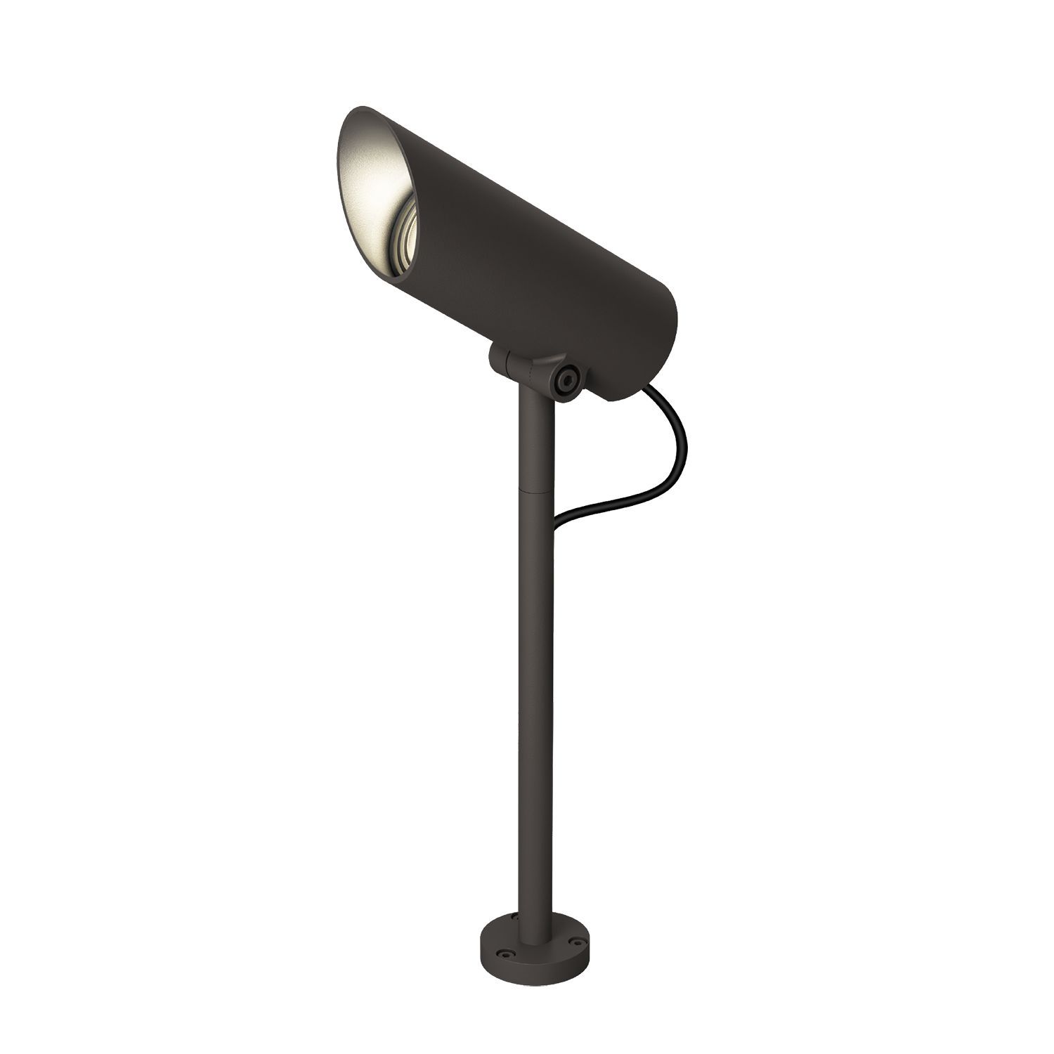 Wever & Ducré LED-Pollerleuchte STIPO OUTDOOR FLOOR PROJ 3.0 - 3000K Q bronze 737368Q5 5404037333929