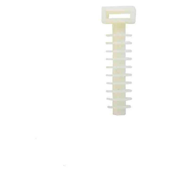 EDM Weisser Wanddübel Nr. 8 für Kabelbinder (25er Beutel) (25 Stk.) (49432341)