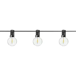 EASYmaxx LED-Lichterkette - schwarz